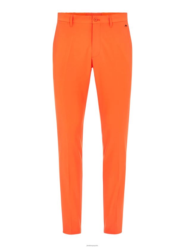 pantalón de golf ellott naranja lava hombres J.Lindeberg ropa 64N4HL2264