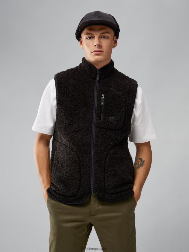 chaleco polar patrik negro hombres J.Lindeberg ropa 64N4HL2271