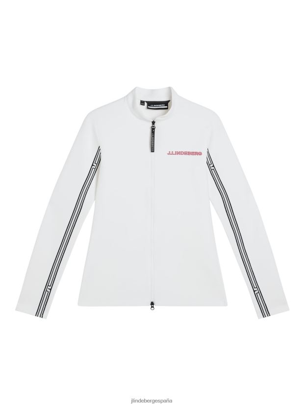 capa intermedia con cremallera completa wildcat blanco mujer J.Lindeberg ropa 64N4HL1782