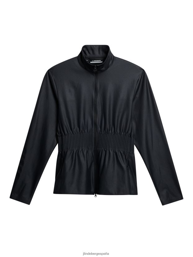 capa media de luz de luna negro mujer J.Lindeberg ropa 64N4HL1779
