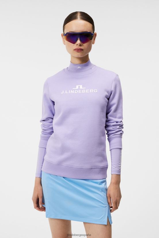 sudadera alfa lavanda dulce mujer J.Lindeberg ropa 64N4HL1787