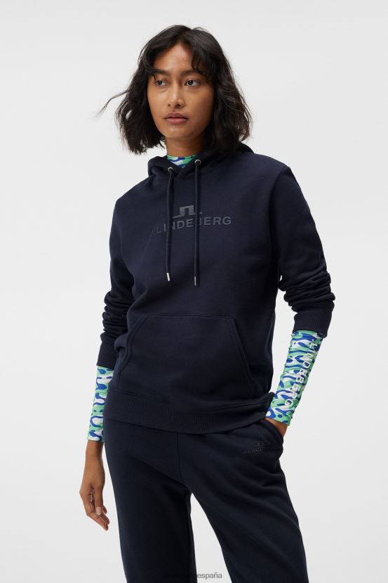 sudadera con capucha alfa Armada mujer J.Lindeberg ropa 64N4HL1793