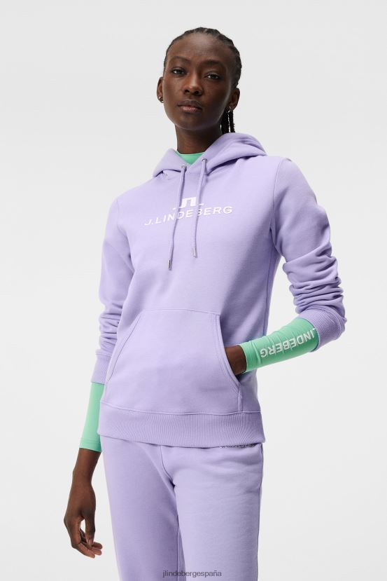 sudadera con capucha alfa lavanda dulce mujer J.Lindeberg ropa 64N4HL1792